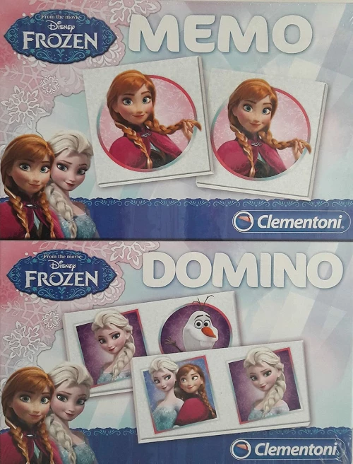 Clementoni The Snow Queen Frozen Domino + Memory