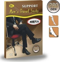 Johns Κάλτσες Φλεβίτιδας Κάτω Γόνατος 280 Den 2144127 Καφέ