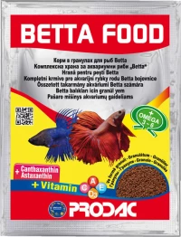 ΤΡΟΦΗ ΓΙΑ ΜΟΝΟΜΑΧΟΥΣ BETTA FOOD 12GR