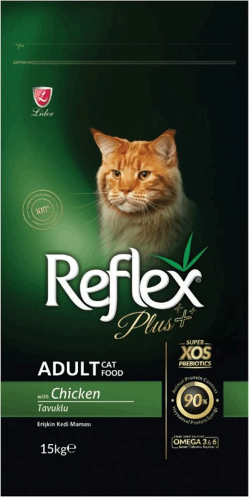 Reflex Plus Adult Cat Food With Chicken 15kg