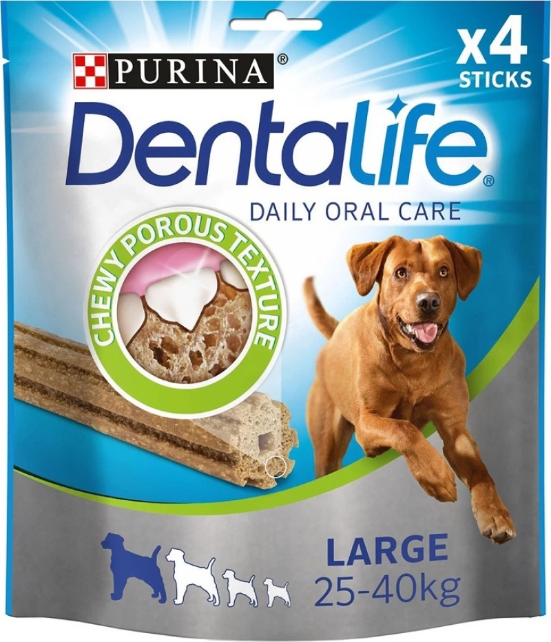 Purina Dentalife Για Μεγαλόσωμες Φυλές 4 Sticks 142gr