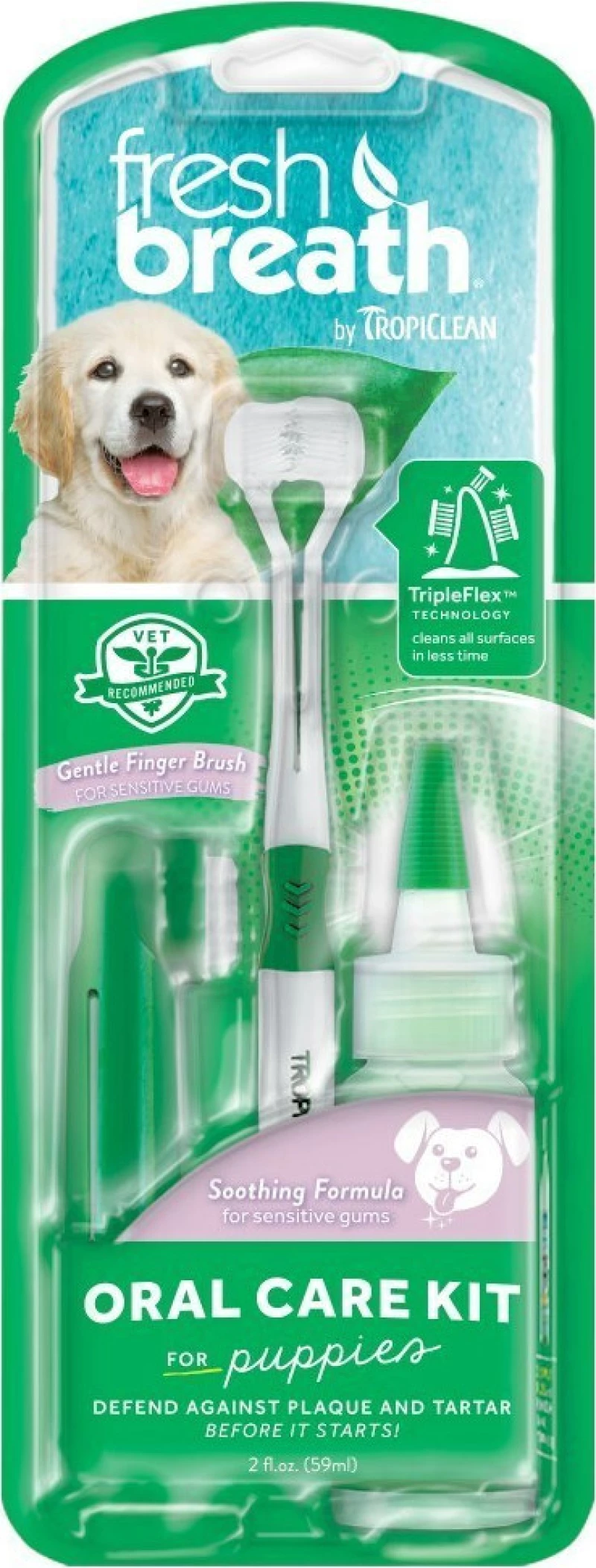 Tropiclean Fresh Breath Oral Care Kit Για Κουτάβια
