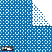 Fabi Χαρτόνι Πουά Μπλε 50x70cm 1τμχ