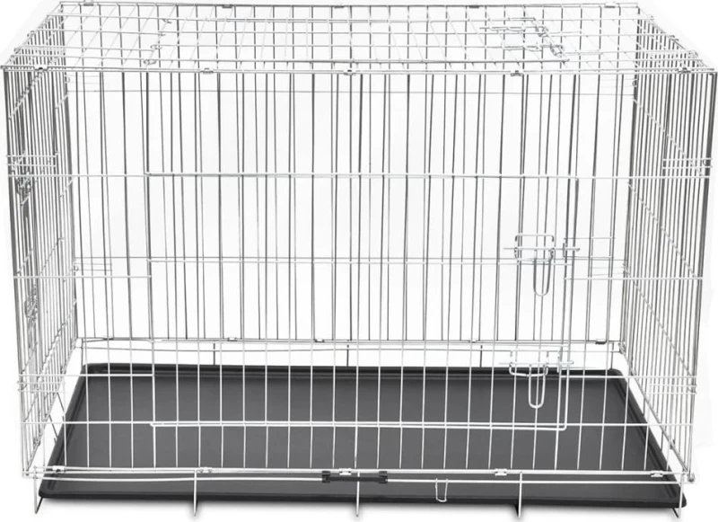 vidaXL Κλουβί Σκύλου Πτυσσόμενο XXL 121x74x83cm