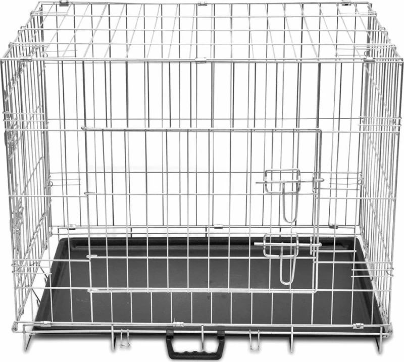 vidaXL Κλουβί Σκύλου Πτυσσόμενο M 76x55x61cm