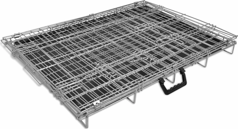 vidaXL Κλουβί Σκύλου Πτυσσόμενο M 76x55x61cm