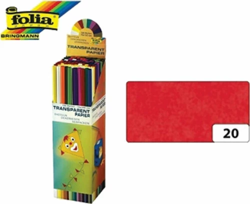 Folia 830.881 χαρτί χαρταετού 70x100 cm κόκκινο