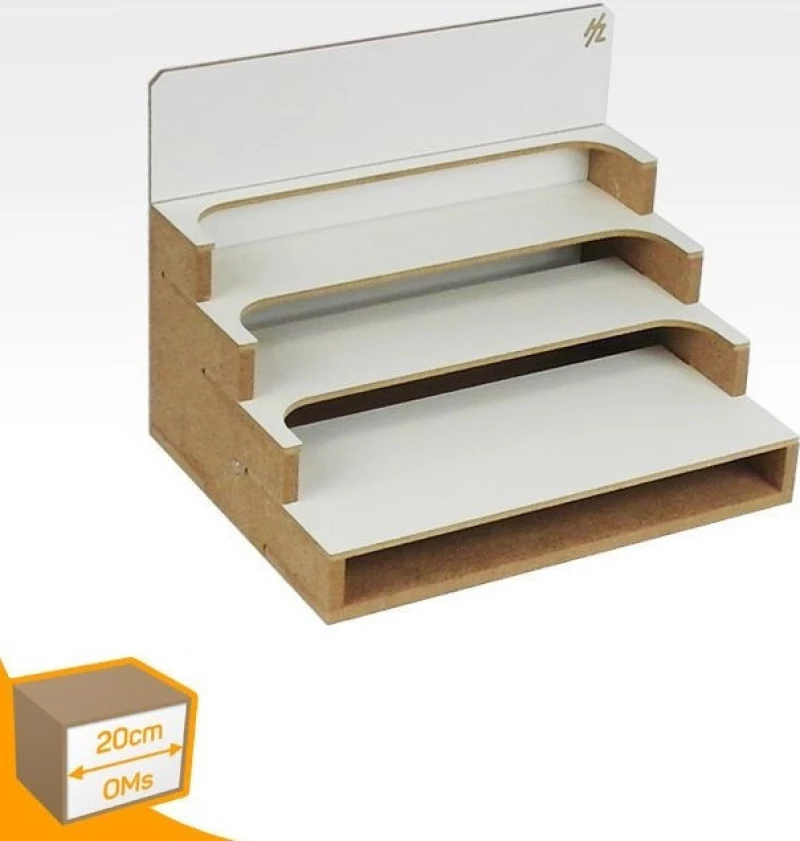 HOBBYZONE OMs05u ραφάκια για μπουκαλάκια και διάφορα 20cm Ξύλινο