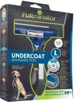 FURminator Undercoat deShedding Tool Βούρτσα για Μακρύτριχους Σκύλους Μεγάλου Μεγέθους