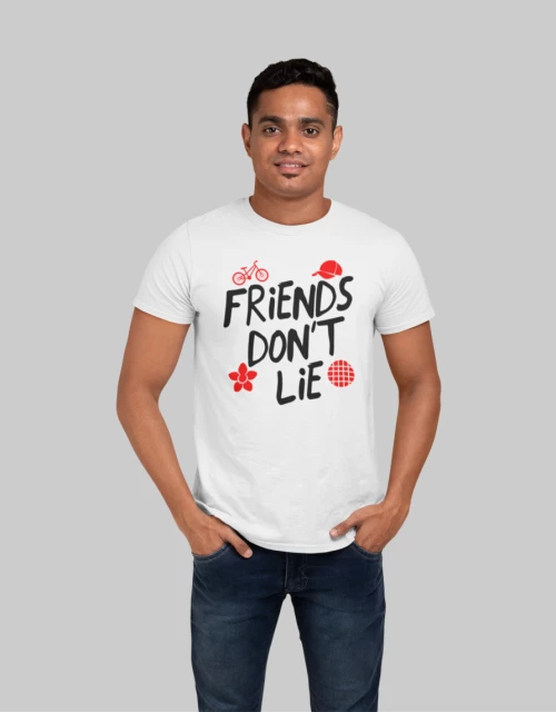 Friends Don't Lie t-shirt - WHITE
