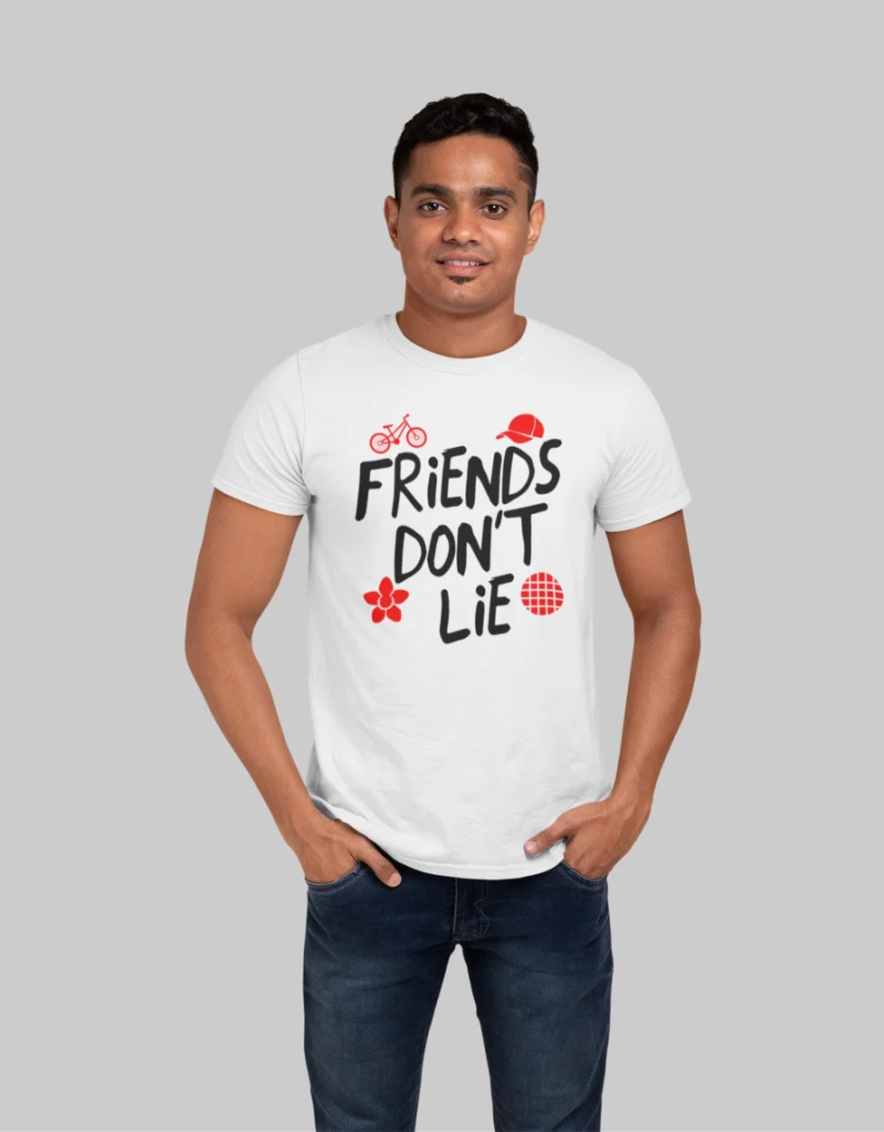 Friends Don't Lie t-shirt - WHITE