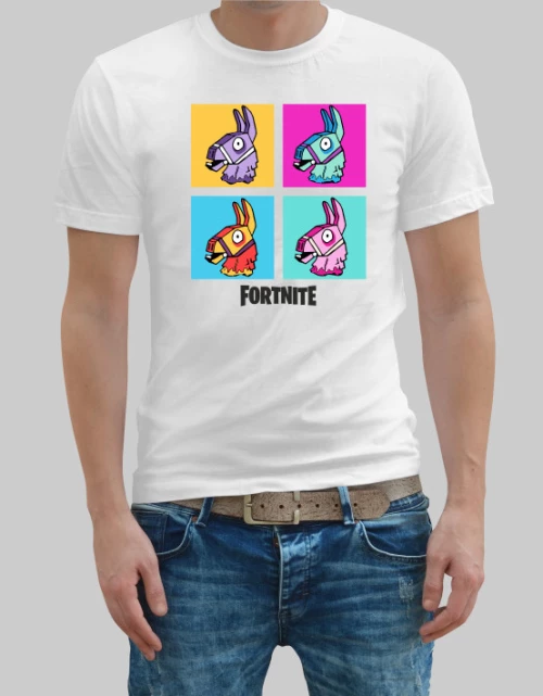 Fortnite llama t-shirt - WHITE