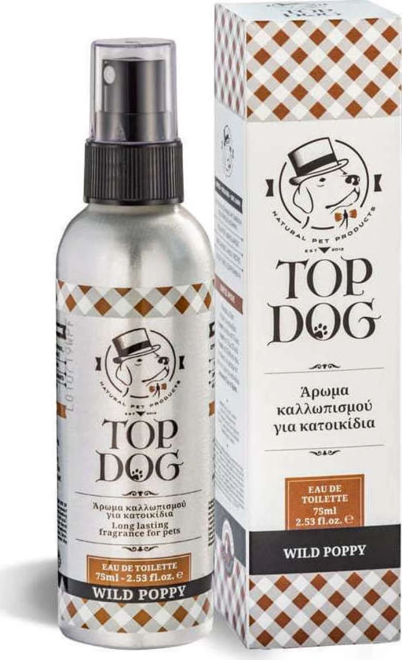 Top Dog Wild Poppy Άρωμα Καλλωπισμού Σκύλου 75ml