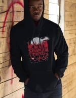 Stranger Things Upside Down Hoodie - BLACK