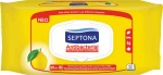 Septona Antibacterial Υγρά Μαντηλάκια Λεμόνι 60τμχ