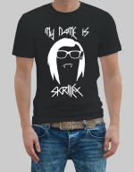 Skrillex t-shirt - BLACK