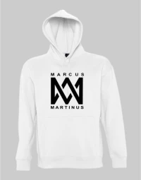 MARCUS & MARTINUS hoodie - WHITE