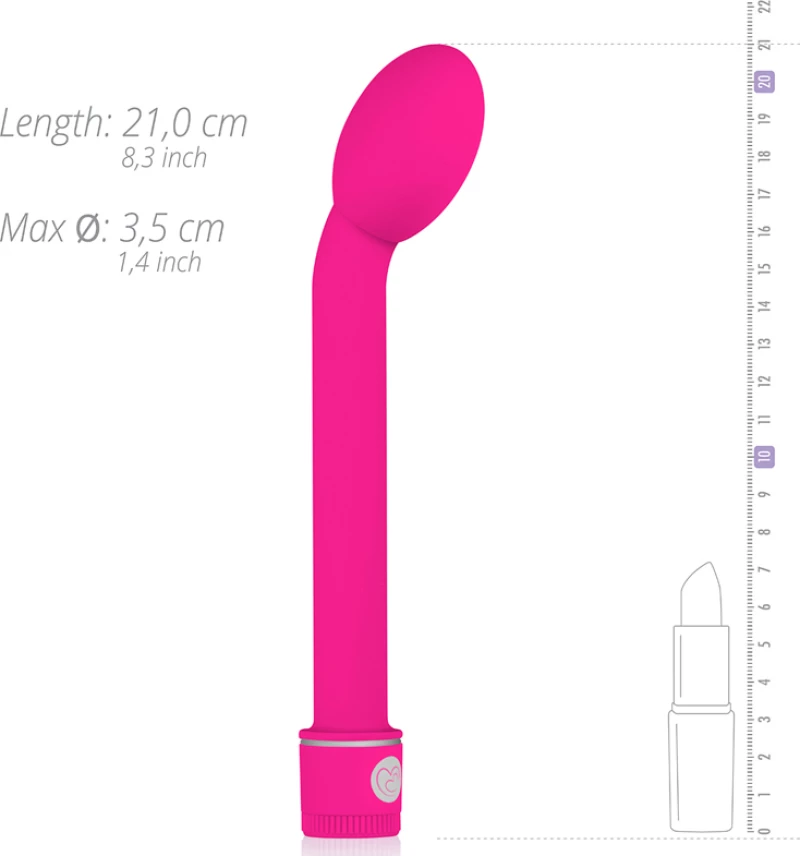 Easytoys Slim G-Vibe 21cm Pink
