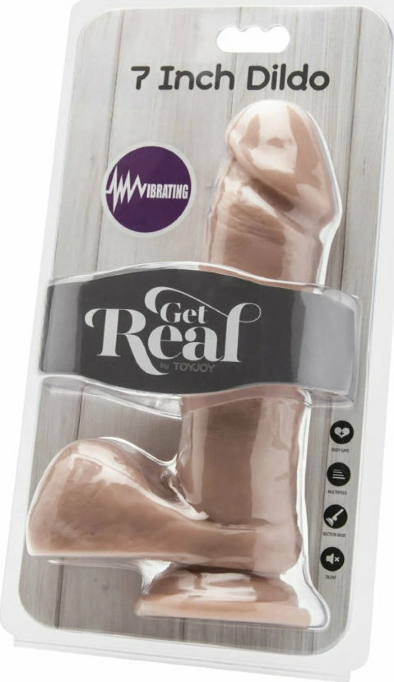 ToyJoy Cock With Balls & Remote 17.7cm Flesh