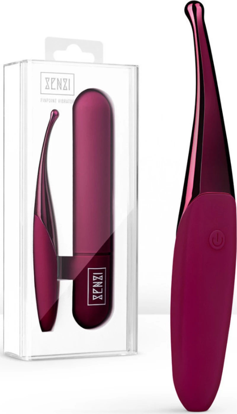 Senzi Fine Point Vibrator 14.7cm Deep Pink