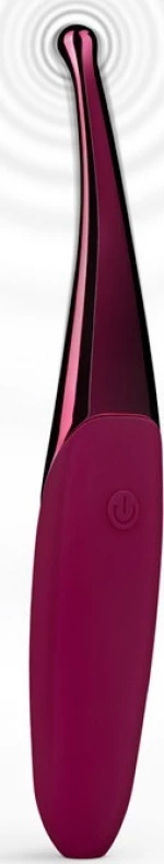 Senzi Fine Point Vibrator 14.7cm Deep Pink