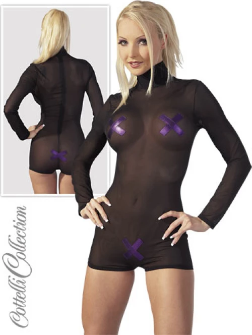 Cottelli Collection Net Overall Black