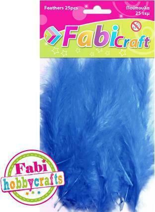 Πούπουλα Fabi 10gr 25τεμ μπλε