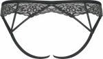Obsessive Meshlove Lacy Crotchless Panties Black