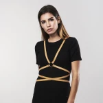 Bijoux Indiscrets Multi-way Harness Brown