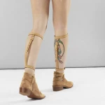 Bijoux Indiscrets Maze Back Leg Garter Brown