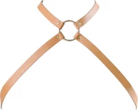 Bijoux Indiscrets Chest Harness Thin Brown