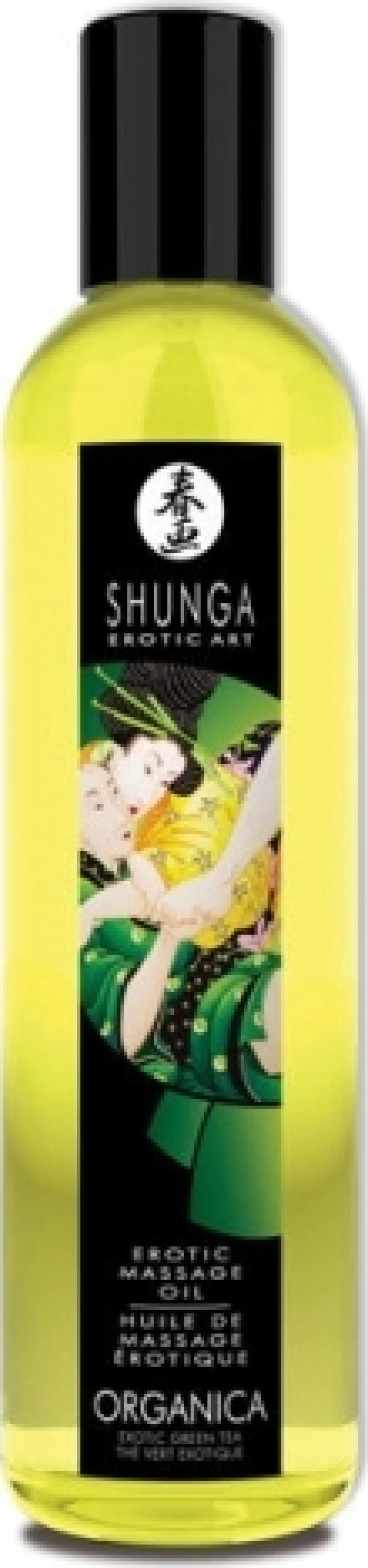Shunga Erotic Art Erotic Massage Oil - Organica Exotic Green Tea 250ml