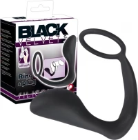 You2Toys Velvets Ring & Plug Black 8cm