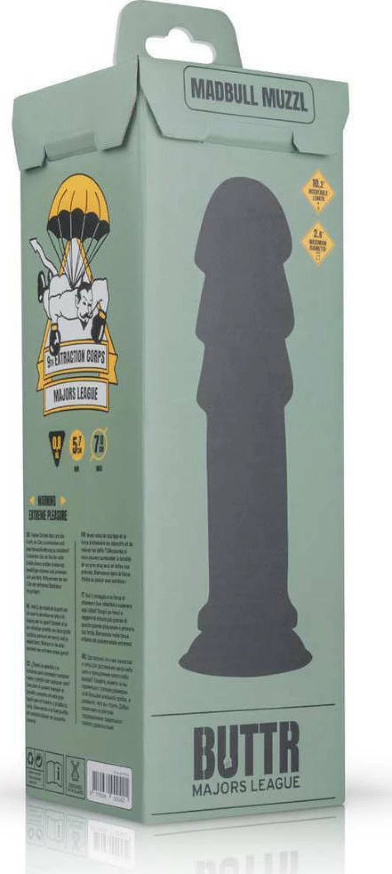 Μεγάλο Πρωκτικό Ομοίωμα - MadBull Muzzl Dildo 29 cm