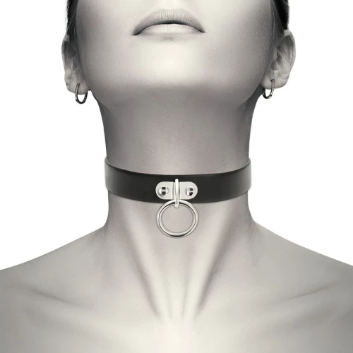 Coquette Hand Crafted Choker Fetish Black