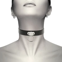 Coquette Hand Crafted Choker Fetish Black