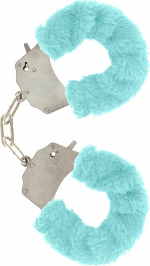ToyJoy Furry Fun Cuffs Aqua