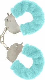 ToyJoy Furry Fun Cuffs Aqua