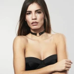 Bijoux Indiscrets Maze Single Choker Black