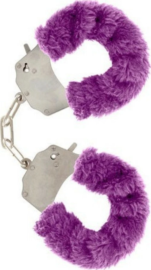 ToyJoy Furry Fun Cuffs Purple