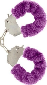 ToyJoy Furry Fun Cuffs Purple