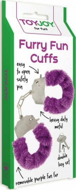 ToyJoy Furry Fun Cuffs Purple