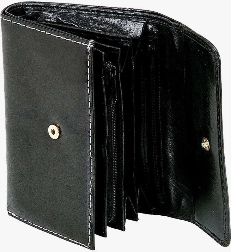 Δερμάτινο Γυναικείο Πορτοφόλι (191-5802-black)