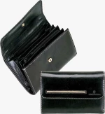 Δερμάτινο Γυναικείο Πορτοφόλι (191-5802-black)