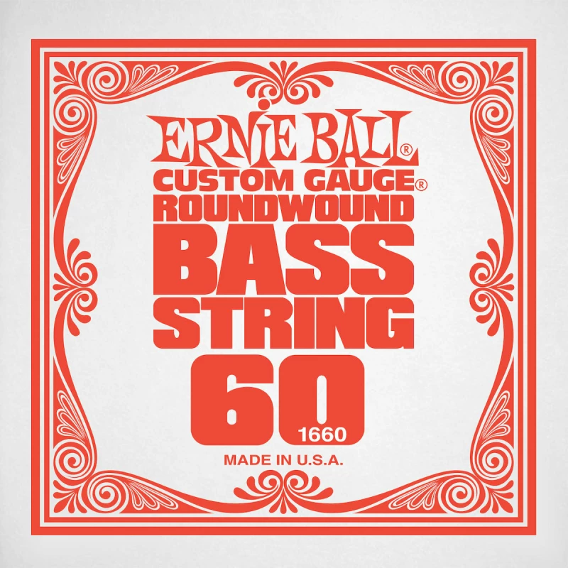 Ernie Ball Custom Gauge Electric Bass Nickel Wound .060