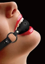 Shots Ouch Gag Ball Black
