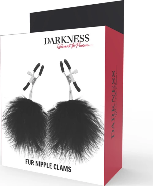 DARKNESS FUR NIPPLE CLAMS