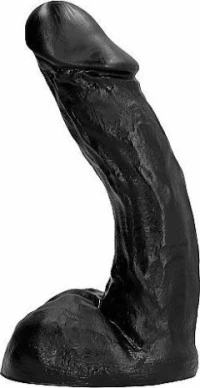 All Black Dildo 23cm Black