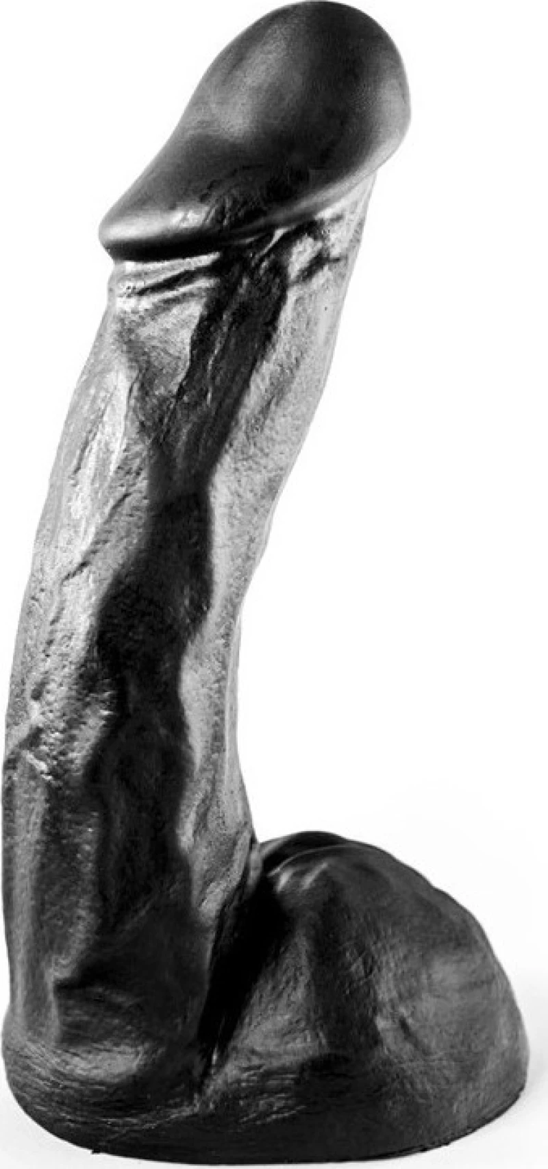 All Black Dildo 23cm Black