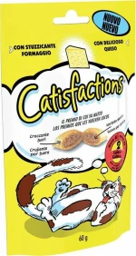 Catisfactions Σνακ Γάτας με Τυρί 60gr